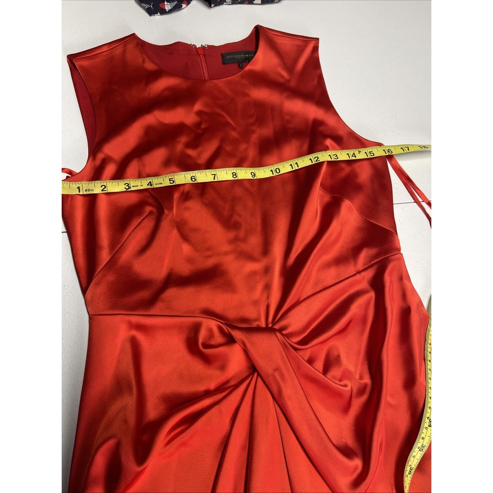 Donna Karan Women Sleeveless Red Dress Size 2 - Picture 15 of 16